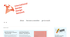 Desktop Screenshot of genderdesign.org