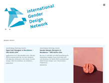 Tablet Screenshot of genderdesign.org